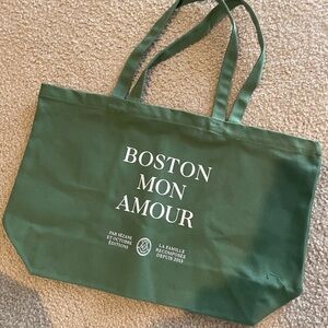 Sezane tote bag “BOSTON MON AMOUR”